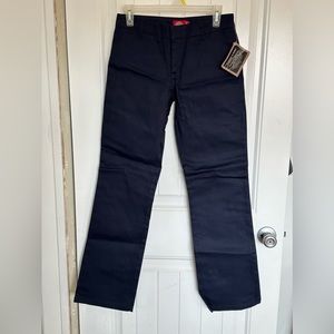 Dickies Girl 874 Work Pants Original A Legend in Work Size 1 Navy Slacks AL874G